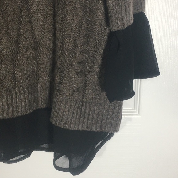 NWT East Adeline Cable Knit 3/4 Sleeve Sweater - Picture 5 of 7